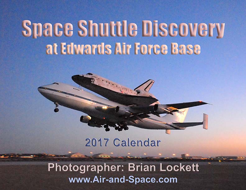Lockett Books Calendar Catalog: Space Shuttle Discovery at Edwards Air Force Base